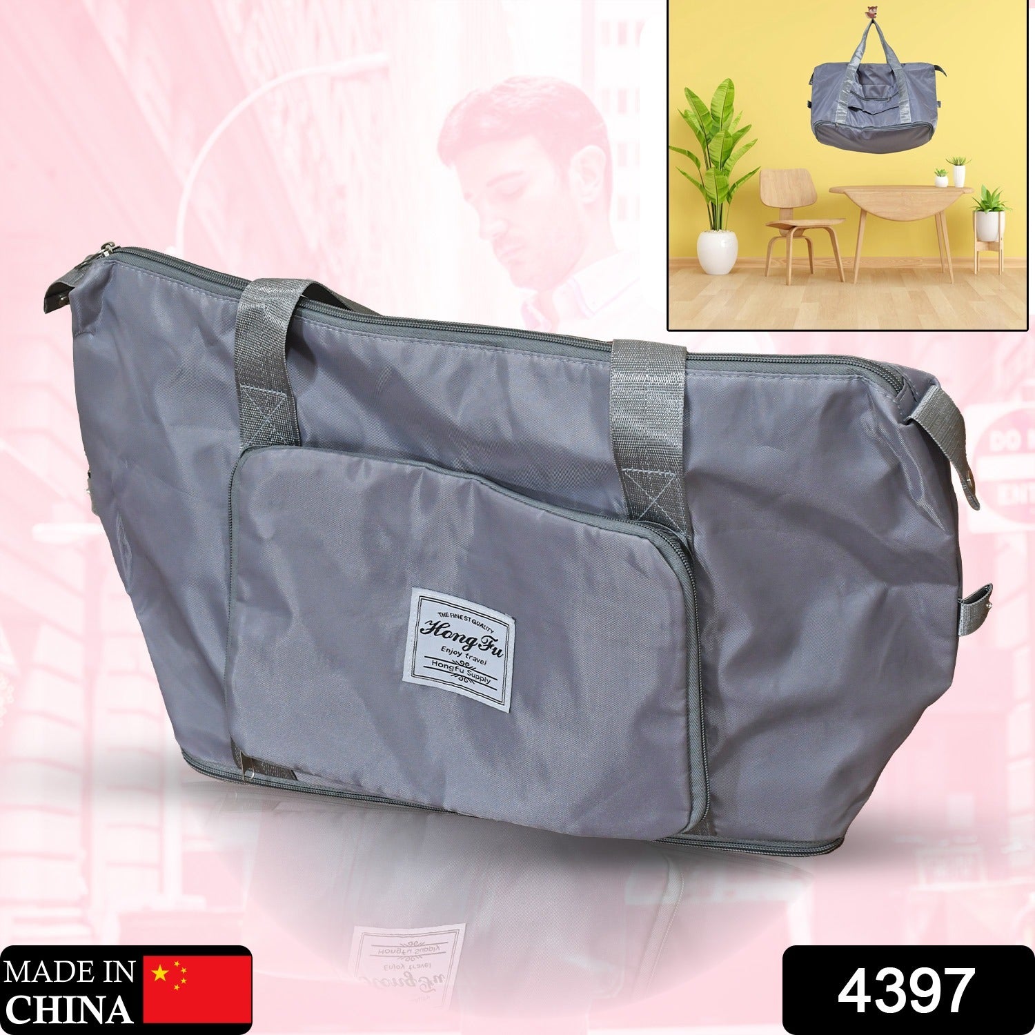 4397 Large Capacity Folding Travel Bag, Multifunctional Sports Shoulder Bag Luggage Bag, Travel Bag Expandable Weekender Overnight Bag with Dry and Wet Separated Pocket Sports Bag Gym, Shoulder Bag Water Resistant (6 Pocket) 4397 Large Capacity Folding Travel Bag, Multifunctional Sports Shoulder Bag Luggage Bag, Travel Bag Expandable Weekender Overnight Bag with Dry and Wet Separated Pocket Sports Bag Gym, Shoulder Bag Water Resistant (6 Pocket)